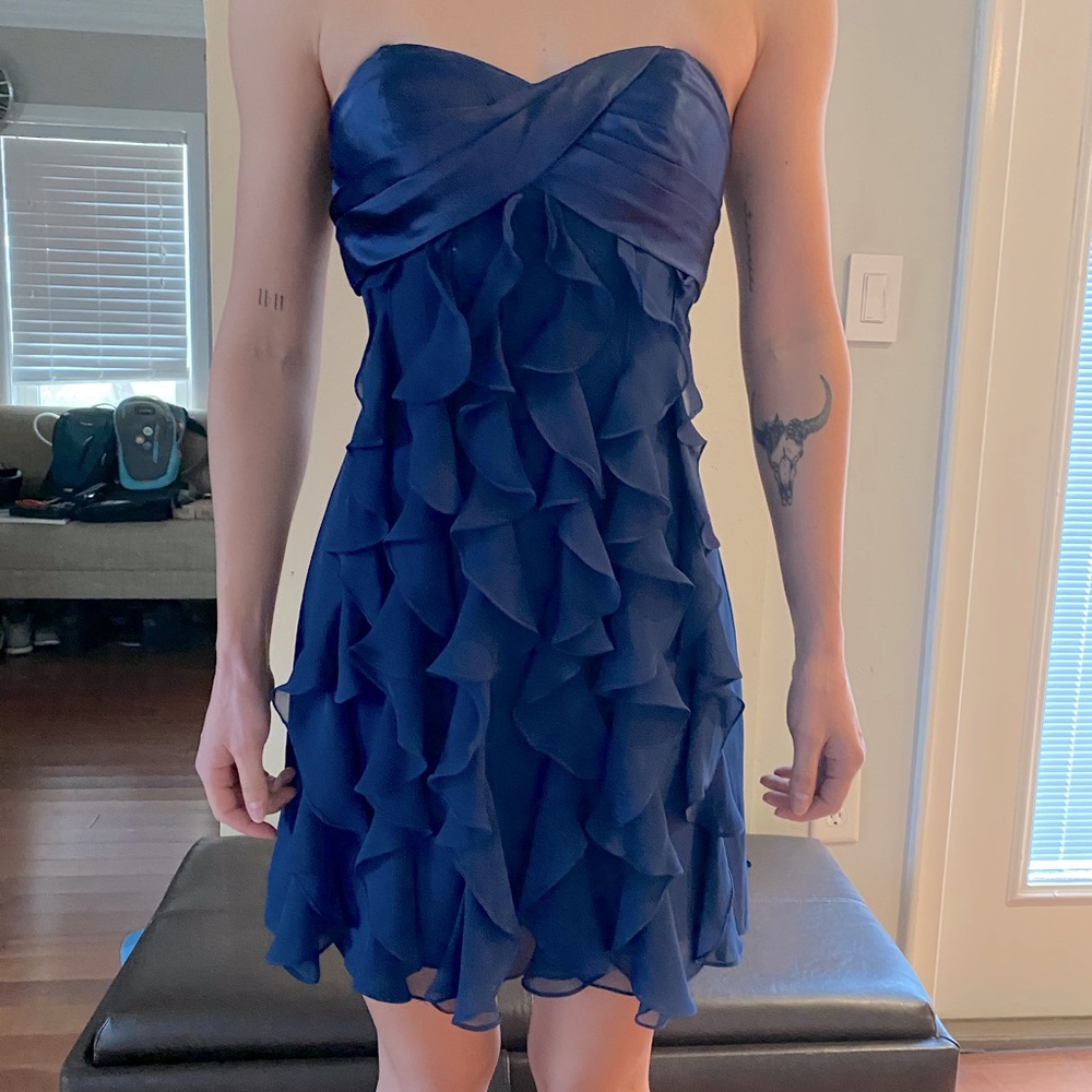 Navy Blue Prom Dress